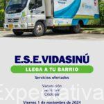 Vidasinú, presta sus servicios a los barrios de Montería.